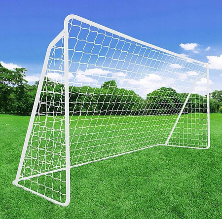 DUŻA BRAMKA PIŁKARSKA DLA DZIECI BRAMKA TRENINGOWA METALOWA 213 x 150 cm