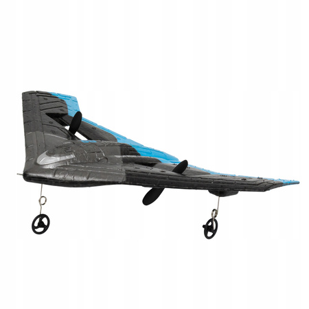 MYŚLIWIEC SAMOLOT ZDALNIE STEROWANY DWUSILNIKOWY LED AKUMULATOR + PILOT