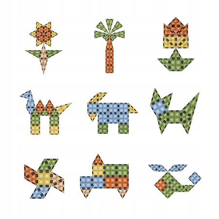 MAGNETYCZNE KLOCKI KONSTRYKCYJNE DINOZAURY ZESTAW DOLINA DINOZAURÓW 116 EL