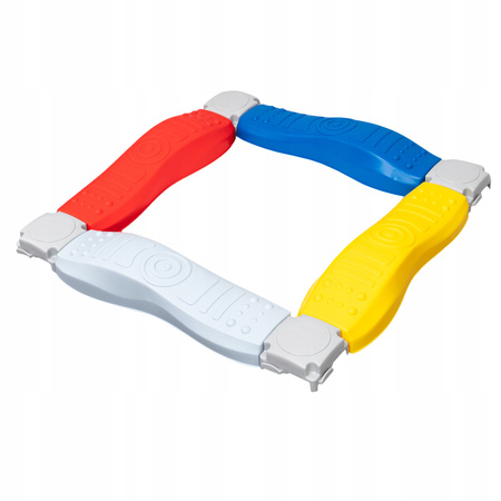 ŚCIEŻKA SENSORYCZNA TRENING RÓWNOWAGI MODUŁOWY TOR BALANSOWY 65 X 65 CM