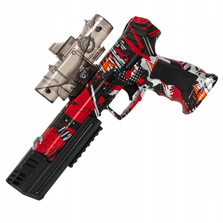 PISTOLET NA KULKI ŻELOWE DLA DZIECI AUTOMAT 2W1 NA AKUMULATOR + 500 KULEK