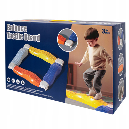 ŚCIEŻKA SENSORYCZNA TRENING RÓWNOWAGI MODUŁOWY TOR BALANSOWY 65 X 65 CM
