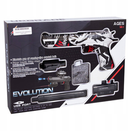 KARABIN PISTOLET MP AUTOMAT NA KULKI ŻELOWE ZABAWKA