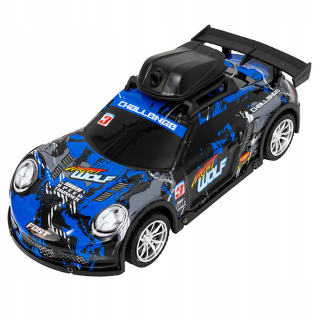 AUTO Z KAMERĄ WIFI PODGLĄD NA ŻYWO SAMOCHÓD OŚWIETLENIE LED DRIFT + PILOT