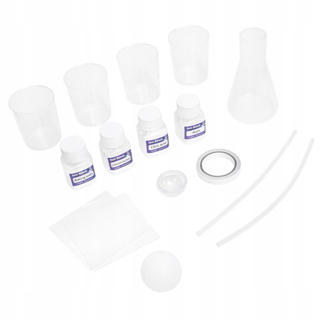 LABORATORIUM CHEMICZNE DLA DZIECI STOLIK 30 EKSPERYMENTÓW KOLOROWA PIANA