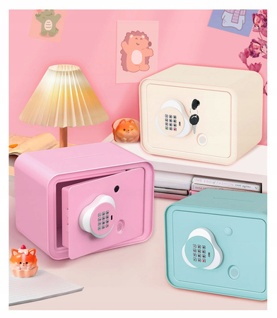 SEJF DLA DZIECI SKARBONKA NA HASŁO EFEKTY DŹWIĘKOWE ODCISK PALCA KLUCZYK