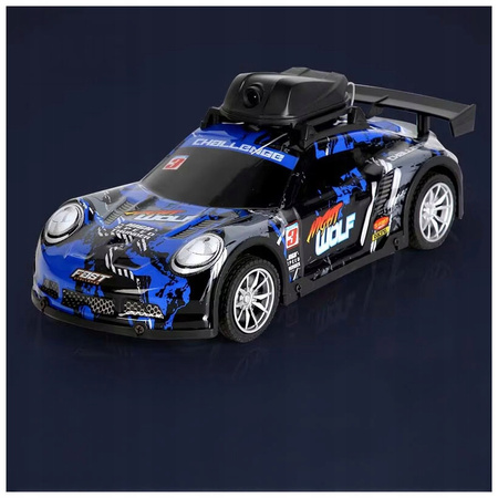 AUTO Z KAMERĄ WIFI PODGLĄD NA ŻYWO SAMOCHÓD OŚWIETLENIE LED DRIFT + PILOT