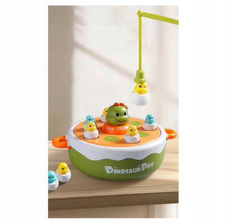 GRA ZRĘCZNOŚCIOWA ŁOWIENIE ŁAPANIE DINOZAURÓW DINOZAURY DLA DZIECI 5W1