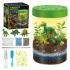 DINOZAURY TERRARIUM OGRÓD W SŁOIKU LAMPKA NOCNA ZESTAW EDUKACYJNY NASIONA