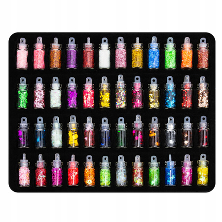 ZESTAW DO ROBIENIA GLUTÓW SLIME GLUTY GLINKA OZDOBY BROKAT OGROMNY ZESTAW