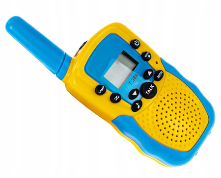 WALKIE TALKIE 2 szt. ZESTAW KRÓTKOFALÓWEK LATARKA DUŻY ZASIĘG DLA DZIECI