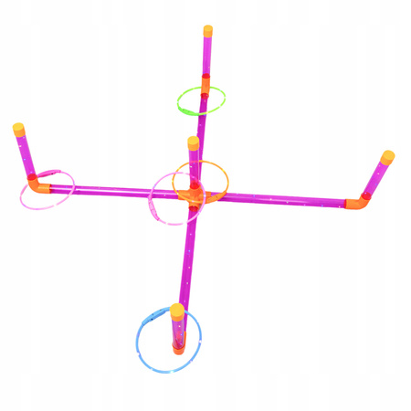 GRA ZRĘCZNOŚCIOWA RINGO DLA DZIECI TRAF DO CELU PODŚWIETLENIE LED OBRĘCZE