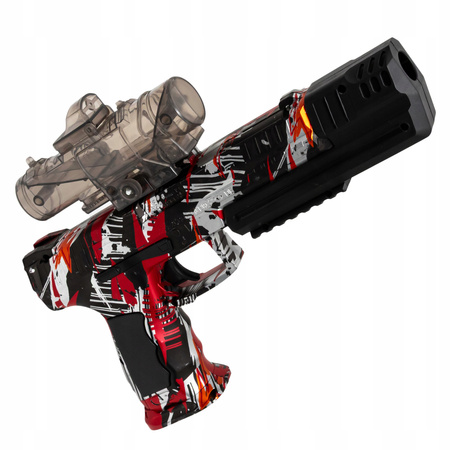 PISTOLET AUTOMATYCZNY NA KULKI ŻELOWE PIANKI 2w1 AUTOMAT KARABIN 500 KULEK