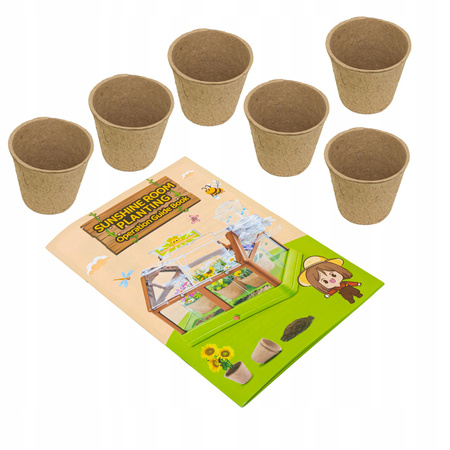 MINI SZKLARNIA DLA DZIECI OGRÓD MAŁY OGRODNIK SOLARNY ZESTAW EDUKACYJNY