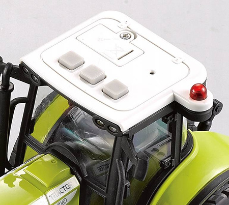 DUŻY TRAKTOR PRZYCZEPA DO TRANSPORTU SIANA + 6 bel