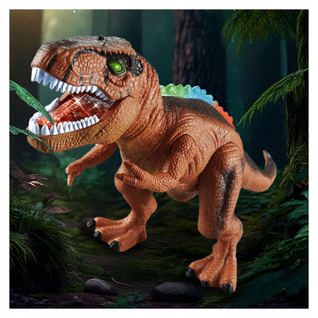 DINOZAUR DLA DZIECI ZDALNIE STEROWANY ROBOT ZABAWKA NA PILOTA CHODZI RYCZY