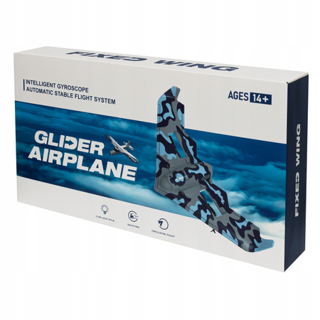 SAMOLOT NA PILOT ZDALNIE STEROWANA AWIONETKA SZYBOWIEC CESSNA LED + PILOT