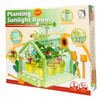 SZKLARNIA DLA DZIECI MINI OGRÓD PLANTACJA ROŚLIN ZIEMIA KWIATY ZESTAW DIY