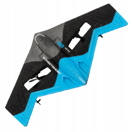 MYŚLIWIEC SAMOLOT ZDALNIE STEROWANY DWUSILNIKOWY LED AKUMULATOR + PILOT