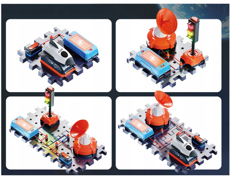 MAŁY NAUKOWIEC ZESTAW DOŚWIADCZALNY DLA DZIECI LABORATORIUM ELEKTRONIKI