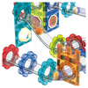 TOR MAGNETYCZNY DLA DZIECI TOR KULKOWY KLOCKI EDUKACYJNE PANELE ZESTAW 74EL