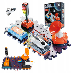 MAŁY NAUKOWIEC ZESTAW DOŚWIADCZALNY DLA DZIECI LABORATORIUM ELEKTRONIKI