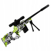 SNAJPERKA KARABIN SNAJPERSKI PISTOLET NA KULKI ŻELOWE 7/8 mm + 500 KULEK
