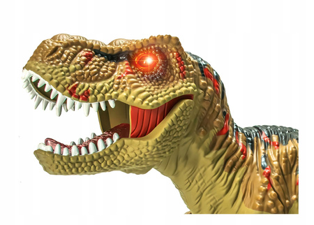 INTERAKTYWNY DINOZAUR NA PILOT DLA DZIECI ZDALNIE STEROWANY RYCZY CHODZI