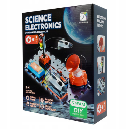 MAŁY NAUKOWIEC ZESTAW DOŚWIADCZALNY DLA DZIECI LABORATORIUM ELEKTRONIKI