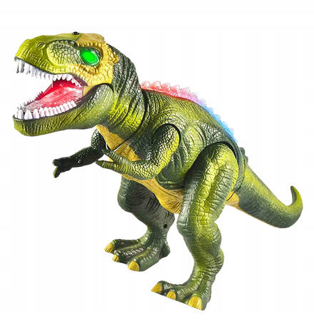 DINOZAUR DLA DZIECI ZDALNIE STEROWANY ROBOT ZABAWKA NA PILOTA CHODZI RYCZY