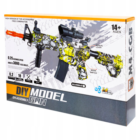 KARABIN NA KULKI ŻELOWE AUTOMAT ELEKTRYCZNY 2 TRYBY PISTOLET NA AKUMULATOR