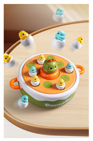 GRA ZRĘCZNOŚCIOWA ŁOWIENIE ŁAPANIE DINOZAURÓW DINOZAURY DLA DZIECI 5W1