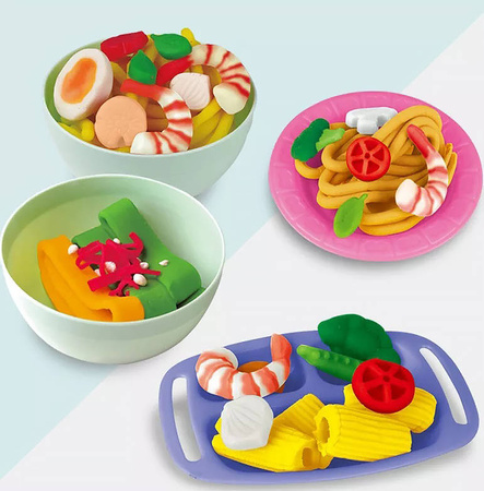 CIASTOLINA MASA PLASTYCZNA ZESTAW KREATYWNY CIASTO 