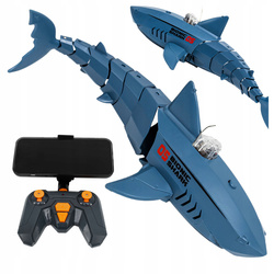 ZDALNIE STEROWANY REKIN Z KAMERĄ WIFI PODGLĄD NA ŻYWO DLA DZIECI + PILOT