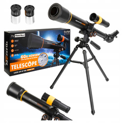 TELESKOP ASTRONOMICZNY EDUKACYJNY LUNETA OBSERWACYJNA STATYW DLA DZIECI