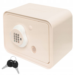 SKARBONKA NA PIN HASŁO DLA DZIECI SEJF MELODIE DIODY LED DŹWIĘKI + KLUCZYK