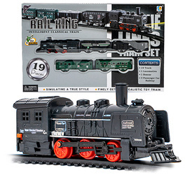 KOLEJKA ELEKTRYCZNA POCIĄG LOKOMOTYWA WAGONY