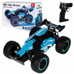 SAMOCHÓD WYŚCIGOWY STEROWANY PILOTEM RC MOCNY NAPĘD OŚWIETLENIE LED