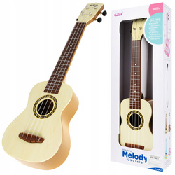 GITARA DLA DZIECI CZTEROSTRUNOWE UKULELE NAUKA GRY ZABAWKA MUZYCZNA