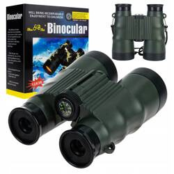 LORNETKA TURYSTYCZNA DLA DZIECI 12x38 OPTYCZNA KOMPAS ZABAWKA SURVIVAL